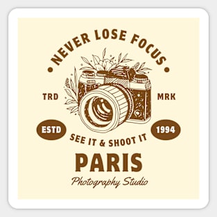 Photographer photography Paris Sticker